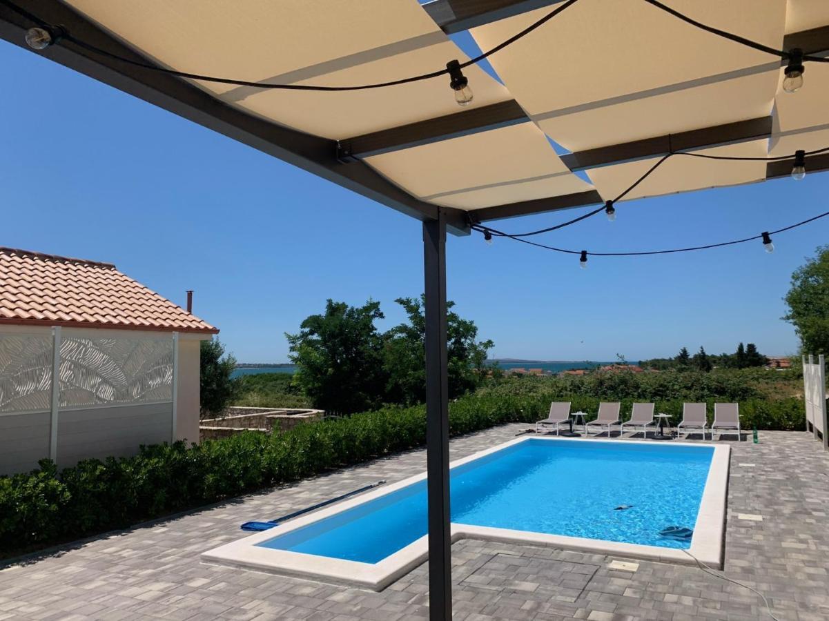 Villa Katarina - Grosser Pool Beheizt - Meerblick Vrsi Exterior foto
